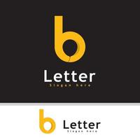 modelo de design de ícone de logotipo letra b, símbolo de logotipo criativo b vetor