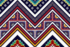 design de padrão sem emenda étnico ikat. tecido asteca tapete mandala ornamentos têxteis decorações papel de parede. fundo de vetor de bordado tradicional de peru étnica boho tribal tribal