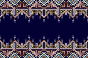 design de padrão sem emenda étnico ikat. tecido asteca tapete mandala ornamentos têxteis decorações papel de parede. fundo de vetor de bordado tradicional de peru étnica boho tribal tribal