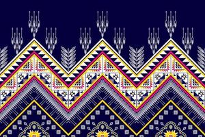 design de padrão sem emenda étnico ikat. tecido asteca tapete mandala ornamentos têxteis decorações papel de parede. fundo de vetor de bordado tradicional de peru étnica boho tribal tribal