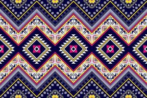 design de padrão sem emenda étnico ikat. tecido asteca tapete mandala ornamentos têxteis decorações papel de parede. fundo de vetor de bordado tradicional de peru étnica boho tribal tribal