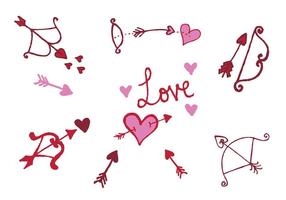 Free Cupid's Bow Vector Series