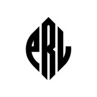 prl círculo carta logotipo design com forma de círculo e elipse. letras de elipse prl com estilo tipográfico. as três iniciais formam um logotipo circular. prl círculo emblema abstrato monograma carta marca vetor. vetor