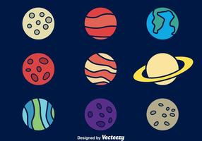 Ícones de planetas