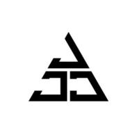 jjj design de logotipo de letra triângulo com forma de triângulo. monograma de design de logotipo de triângulo jjj. modelo de logotipo de vetor jjj triângulo com cor vermelha. jjj logotipo triangular logotipo simples, elegante e luxuoso.