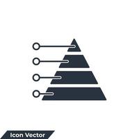 ilustração em vetor diagrama ícone logotipo. modelo de símbolo gráfico para coleção de design gráfico e web