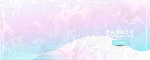 fundo de banner, colorido, efeito líquido vetor