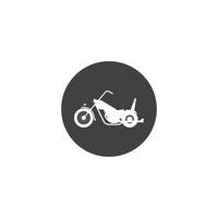 design de modelo de ilustração vetorial de ícone de motocicleta. vetor