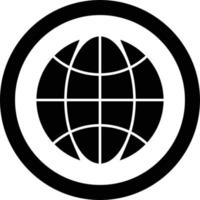 ícone de vetor globo que é adequado para trabalho comercial e facilmente modificá-lo ou editá-lo