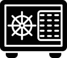 ícone de símbolo de caixa segura vetor
