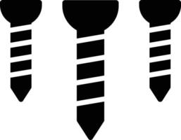 ícone de glifo de parafusos vetor