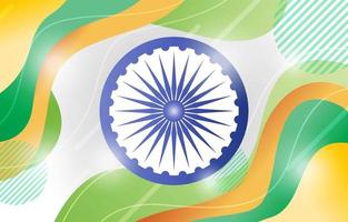 fundo do dia da independência da índia vetor