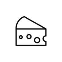 vetor de queijo para apresentação do ícone do símbolo do site