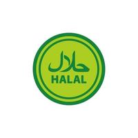 ícone halal eps 10 vetor
