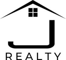 j realty logotipo, design profissional vetor