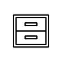 modelo de design de vetor de ícone de armário