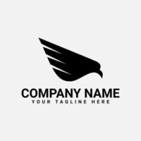vetor de design de logotipo de pássaro de águia