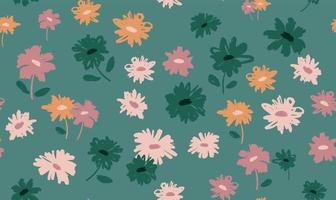 fundo floral para têxteis, maiô, papel de parede, capas de padrão, superfície, embrulho. vetor