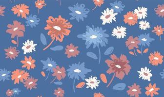 fundo floral para têxteis, maiô, papel de parede, capas de padrão, superfície, embrulho. vetor