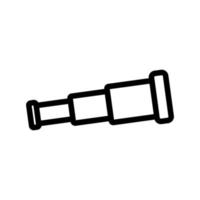 vetor de ícone do tubo espião. ilustração de símbolo de contorno isolado