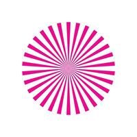 ícone de forma starburst vetor eps10 rosa isolado no fundo branco. símbolo de raios de linha em um estilo moderno simples e moderno para o design do seu site, logotipo e aplicativo móvel