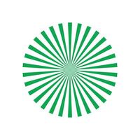 ícone de forma starburst vetor verde eps10 isolado no fundo branco. símbolo de raios de linha em um estilo moderno simples e moderno para o design do seu site, logotipo e aplicativo móvel