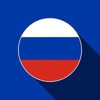 país Rússia. bandeira da rússia. ilustração vetorial. vetor