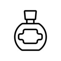vetor de ícone de perfume moderno. ilustração de símbolo de contorno isolado