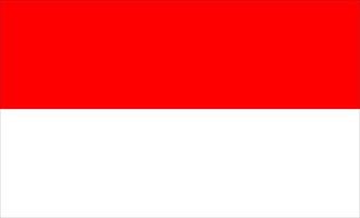 bandeira da indonésia, bandeira nacional da indonésia vetor de alta qualidade