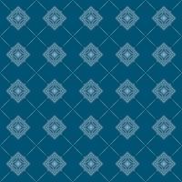 padrão de ornamento abstrato de vetor. azul e branco. estilo elegante, geométrico, repetido e criativo. adequado para decoração, papel de parede, têxtil ou tecido vetor