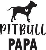 arquivo papai pitbull vetor