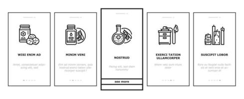 conjunto de ícones de integração de ocupação de profissão de apicultura vetor