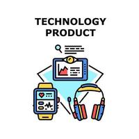 ilustração vetorial de ícone de produto de tecnologia vetor