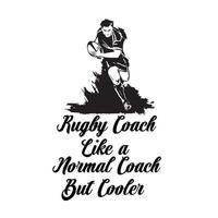 design de vetor de rugby criativo e design e ilustração de camiseta de rugby