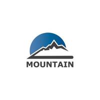 logotipo do ícone da montanha vetor