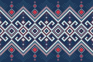 padrão sem emenda de estilo étnico geométrico. design para tecido, papel de parede, fundo, tapete, roupas. textura de vetor étnico tribal. ilustração vetorial. vermelho, verde, cor azul.