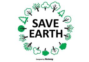 Salvar a grinalda da árvore da Terra