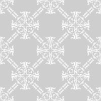 fundo barroco retrô vintage. padrão árabe moderno. padrões de vetor branco sobre fundo cinza. plano de fundo, papel de parede, embrulho, modelo têxtil.
