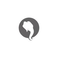 ilustração de design de logotipo de ícone de elefante vetor