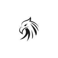 vetor de modelo de ilustração de design de logotipo de ícone de águia