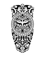 desenho de tatuagem estilo maori para perna ou ombro. vetor