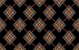 padrão geométrico étnico sem costura tradicional. design para plano de fundo, ilustração, papel de parede, tecido, textura, batik, tapete, vestuário, bordado vetor