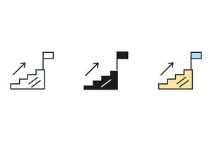 elementos de vetor de símbolo de ícones de força para web infográfico