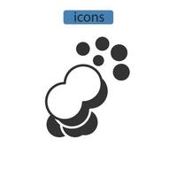 ícones de sabão símbolo elementos vetoriais para web infográfico vetor