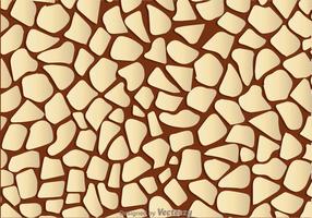 Girrafe print brown background vetor