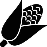 ícone de glifo de milho vetor