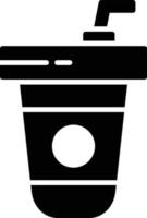 ícone de glifo de refrigerante vetor