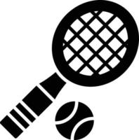 ícone de glifo de tênis vetor