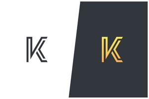 k letra logotipo vetor conceito ícone marca registrada. marca de logotipo universal k