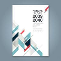 fundo de design de formas geométricas mínimas para cartaz de folheto de capa de livro de relatório anual de negócios vetor